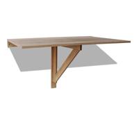 vidaXL Table murale rabattable en chêne 100 x 60 cm