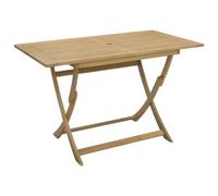 vidaXL Table de jardin pliante 120x70x75 cm en acacia massif