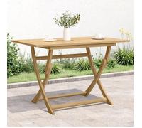 vidaXL Table pliable de jardin 120x70x75 cm bois d'acacia solide 365745