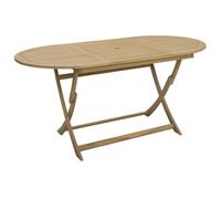 vidaXL Table Pliable de Jardin 160x85x75 cm Bois d'acacia Solide
