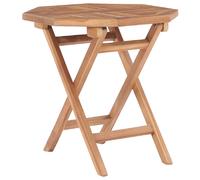 vidaXL Table pliable de jardin 45x45x45 cm - Bois de teck