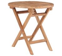 vidaXL Table pliable de jardin - Bois de teck