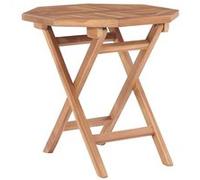 vidaXL Table pliable de jardin - Carré - 45x45x45 cm - Bois de teck solide bois de teck G