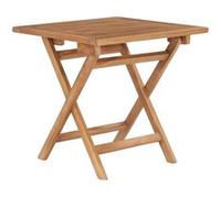 vidaXL Table de jardin pliante 45x45x45 cm bois massif teck
