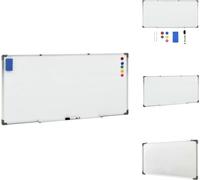 vidaXL Tableau blanc magnétique 110x60 cm acier - Tableaux blancs