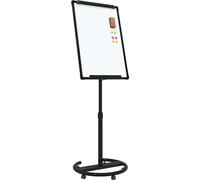 vidaXL Tableau blanc magnétique noir et blanc 62 x 62,5 x 197 cm EPS