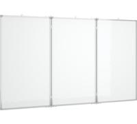vidaXL Tableau blanc magnétique pliable 120x100x1,7 cm Aluminium