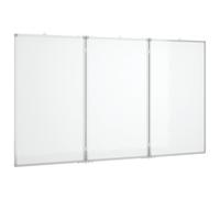 vidaXL Tableau blanc magnétique pliable 180x100x1,7 cm Aluminium