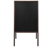 vidaXL Tableau de trottoir double face en bois de cèdre autonome 60×80cm