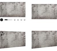 vidaXL Tableau magnétique mural verre 100x60 cm - Tableau magnétique - Tableaux magnétiques - Tableau d'écriture - Tableau en verre