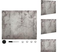 vidaXL Tableau magnétique mural verre 50x50 cm - Tableaux blancs