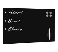 vidaXL Tableau noir magnétique mural Verre 50x30 cm