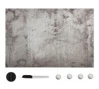 vidaXL Tableau noir magnétique mural Verre 50x30 cm285386 Gris G