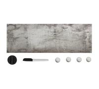vidaXL Tableau noir magnétique mural Verre 60x20 cm Gris Verre trempé