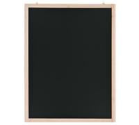 vidaXL Tableau noir mural Bois de cèdre 60 x 80 cm