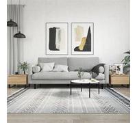 vidaXL Tables basses 2 pcs avec tiroir, moderne – Chêne Sonoma bois d'ingénierie 50x46x35 cm