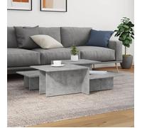 vidaXL Tables basses 2 pcs gris béton bois d'ingénierie 3216153