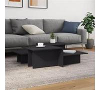 vidaXL Tables basses 3216151 bois d'ingénierie 2 pcs gris