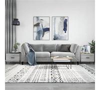 vidaXL Tables basses 2 pcs sonoma gris 50x50x40 cm bois d'ingénierie