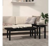 vidaXL Tables Basses - Noir