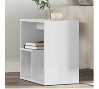 vidaXL Tables d'appoint 2 pcs blanc 50x30x50 cm bois d'ingénierie