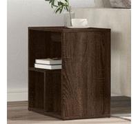 vidaXL Tables d'appoint 2 pcs chêne marron 50x30x50 cm bois ingénierie