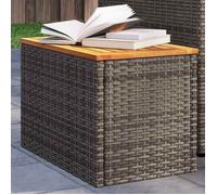 vidaXL Tables d'appoint de jardin - Gris