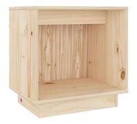 vidaXL Tables de chevet 2 pcs 40x30x40 cm Bois de pin solide Marron