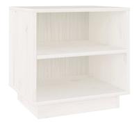 vidaXL Tables de chevet 2 pcs Blanc 40x34x40 cm Bois de pin solide