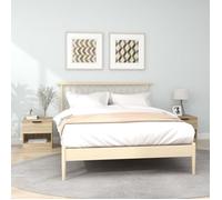 vidaXL Tables de chevet 2 pcs Chêne Sonoma Bois d'ingénierie 811257
