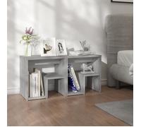 vidaXL Tables de chevet 2 pcs - Sonoma Gris