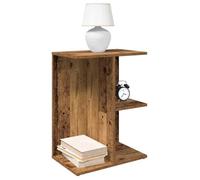 vidaXL Tables de chevet Lot de 2 Vieux bois 46,5x29x61 cm Bois d'ingénierie Multicolore