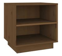 vidaXL Tables de chevet 2pcs Marron miel 40x34x40cm Bois de pin solide
