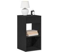 vidaXL Tables de chevet chêne noir
