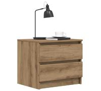 vidaXL Tables de chevet - Chêne artisanal