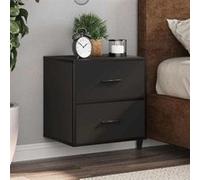 vidaXL Tables de chevet Noir