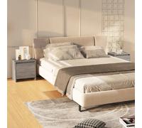 vidaXL Tables de chevet - Sonoma gris