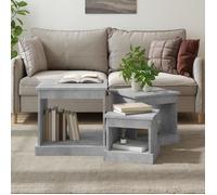 vidaXL Tables gigognes 3 pcs gris béton bois d'ingénierie 816492