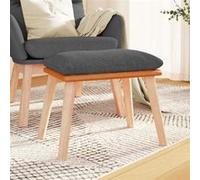 vidaXL Repose-pied - Gris foncé
