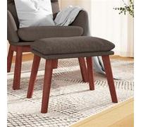 vidaXL Tabouret 45x29,5x35 cm tissu taupe341466 Taupe G