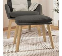 vidaXL Repose-pied - Gris foncé