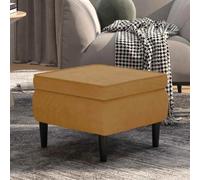 vidaXL Tabouret 52x52x42 cm - Marron