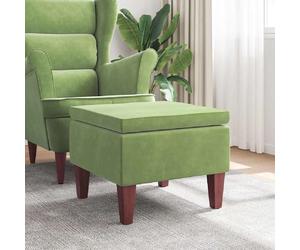 vidaXL Tabouret 52x52x42 cm - Vert clair