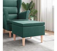 vidaXL Tabouret 52x52x42 cm - Vert foncé