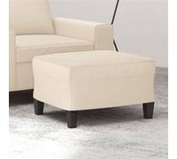 vidaXL Tabouret 60x50x41 cm microfibretissu beige349346 Beige G
