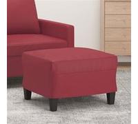 vidaXL Tabouret 60x50x41 cm similicuir bordeaux349339 Rouge G