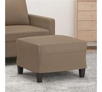 vidaXL Repose-pied en similicuir cappuccino 60x50x41 cm