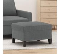 vidaXL Repose-pied Gris foncé 60x50x41 cm Tissu