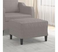 vidaXL Repose-pied Taupe Tissu