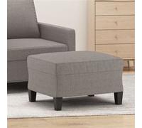 vidaXL Repose-pied en tissu taupe 60x50x41 cm